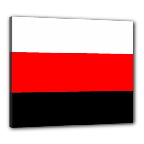 Erzya Flag Canvas 24  X 20  (stretched) by tony4urban