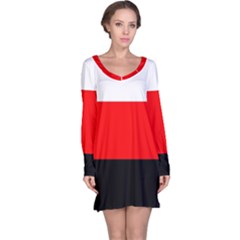 Erzya Flag Long Sleeve Nightdress by tony4urban