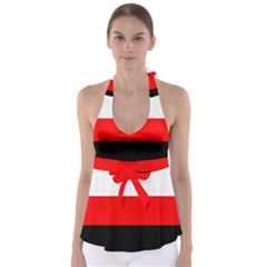 Erzya Flag Babydoll Tankini Top by tony4urban