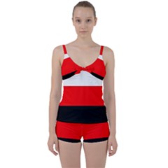 Erzya Flag Tie Front Two Piece Tankini by tony4urban