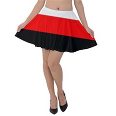 Erzya Flag Velvet Skater Skirt by tony4urban