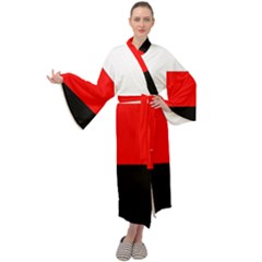 Erzya Flag Maxi Velour Kimono by tony4urban