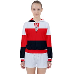 Erzya Flag Women s Tie Up Sweat