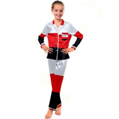 Erzya Flag Kid s Satin Long Sleeve Pajamas Set by tony4urban