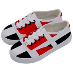 Arpitania Flag Kids  Classic Low Top Sneakers by tony4urban