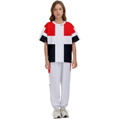 Arpitania Flag Kids  Tee And Pants Sports Set