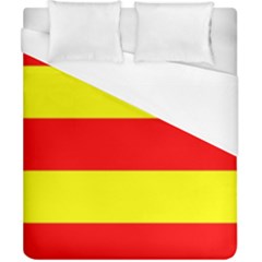 Aust Agder Flag Duvet Cover (california King Size) by tony4urban