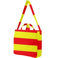 Aust Agder Flag Square Shoulder Tote Bag by tony4urban