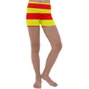 Aust Agder Flag Kids  Lightweight Velour Yoga Shorts View1