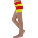 Aust Agder Flag Kids  Lightweight Velour Yoga Shorts View2