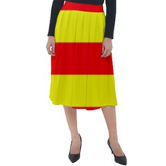 Aust Agder Flag Classic Velour Midi Skirt  by tony4urban