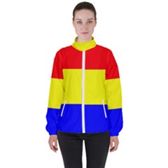 Budapest Flag Women s High Neck Windbreaker by tony4urban