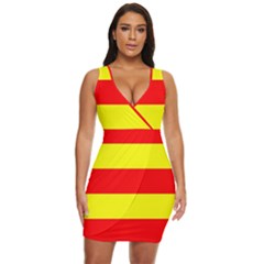 Aust Agder Flag Draped Bodycon Dress by tony4urban