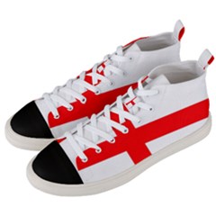 Bologna Flag Men s Mid-top Canvas Sneakers by tony4urban