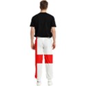 Bologna Flag Men s Elastic Waist Pants View2