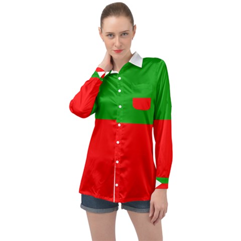 Avar People Long Sleeve Satin Shirt by tony4urban