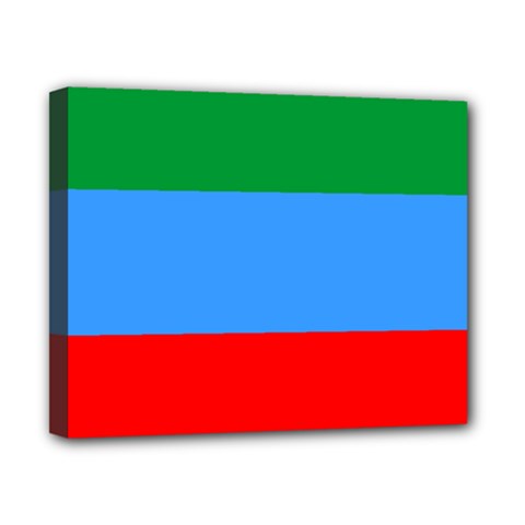 Dagestan Flag Canvas 10  X 8  (stretched) by tony4urban