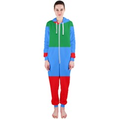 Dagestan Flag Hooded Jumpsuit (ladies) by tony4urban