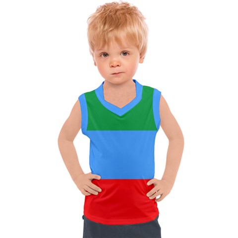 Dagestan Flag Kids  Sport Tank Top by tony4urban