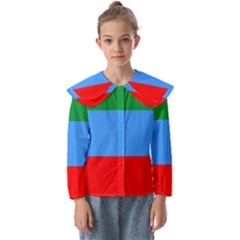 Dagestan Flag Kids  Peter Pan Collar Blouse by tony4urban