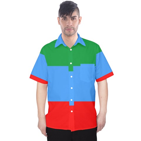 Dagestan Flag Men s Hawaii Shirt by tony4urban