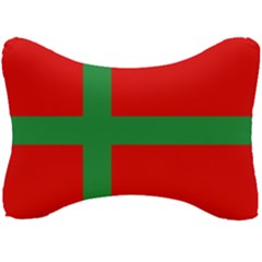 Bornholm Denmark Flag Seat Head Rest Cushion by tony4urban