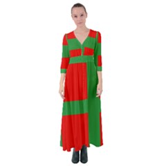 Bornholm Denmark Flag Button Up Maxi Dress by tony4urban