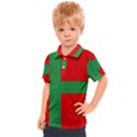 Bornholm Denmark Flag Kids  Polo Tee View1