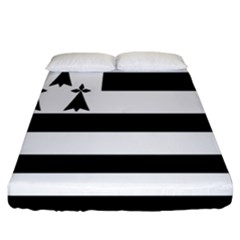 Brittany Flag Fitted Sheet (california King Size) by tony4urban