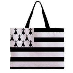 Brittany Flag Zipper Mini Tote Bag by tony4urban