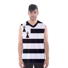 Brittany Flag Men s Basketball Tank Top by tony4urban