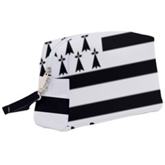 Brittany Flag Wristlet Pouch Bag (large) by tony4urban