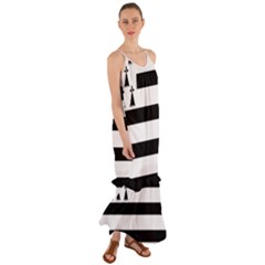 Brittany Flag Cami Maxi Ruffle Chiffon Dress by tony4urban