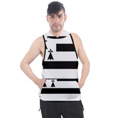 Brittany Flag Men s Sleeveless Hoodie by tony4urban