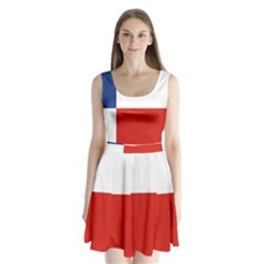 Banskobystricky Flag Split Back Mini Dress  by tony4urban