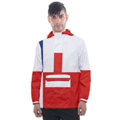 Banskobystricky Flag Men s Front Pocket Pullover Windbreaker by tony4urban