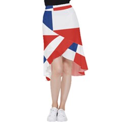 Banskobystricky Flag Frill Hi Low Chiffon Skirt by tony4urban