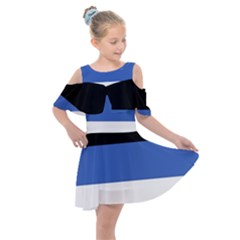 Estonia Kids  Shoulder Cutout Chiffon Dress by tony4urban