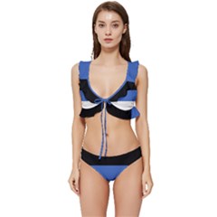 Estonia Low Cut Ruffle Edge Bikini Set