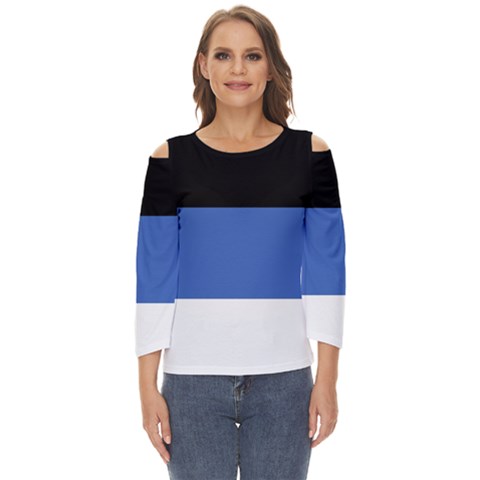 Estonia Cut Out Wide Sleeve Top by tony4urban