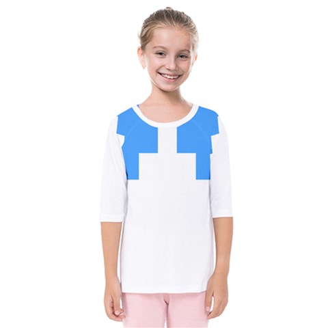 Akershus Flag Kids  Quarter Sleeve Raglan Tee by tony4urban