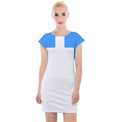 Akershus Flag Cap Sleeve Bodycon Dress by tony4urban