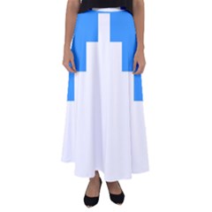 Akershus Flag Flared Maxi Skirt by tony4urban