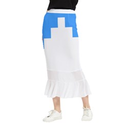 Akershus Flag Maxi Fishtail Chiffon Skirt by tony4urban