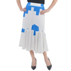 Akershus Flag Midi Mermaid Skirt by tony4urban