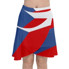 Czech Republic Chiffon Wrap Front Skirt