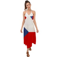 Czech Republic Halter Tie Back Dress 