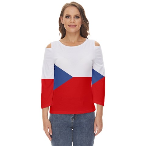 Czech Republic Cut Out Wide Sleeve Top by tony4urban