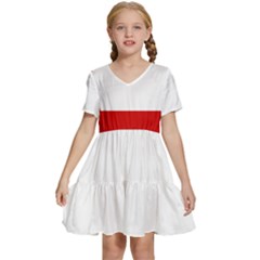 Austria Kids  Short Sleeve Tiered Mini Dress by tony4urban