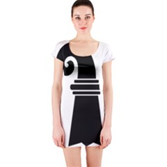 Basel Stadt Short Sleeve Bodycon Dress by tony4urban